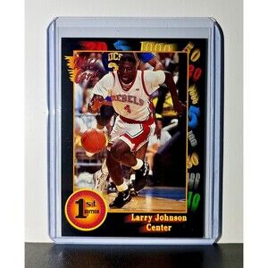 Larry Johnson 1992 Wildcard NBA #24 1st Edition Card UNLV Runnin' Rebels